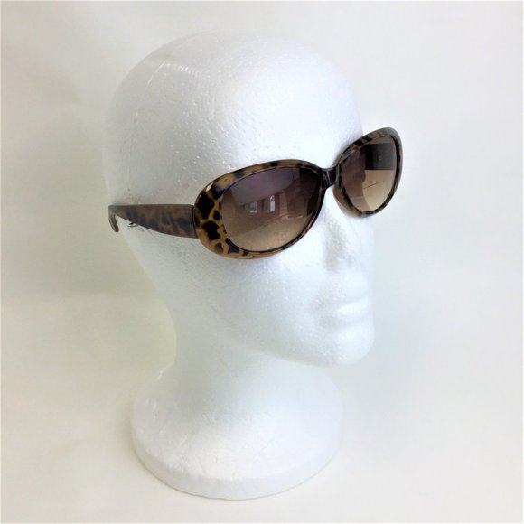 JM New York oval animal print sunglasses - Picture 2 of 5